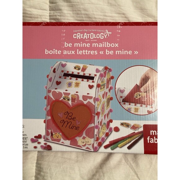 Valentine’s Day Mailbox Craft Kit DIY Great For Classroom Exchange Parties - Picture 7 of 7
